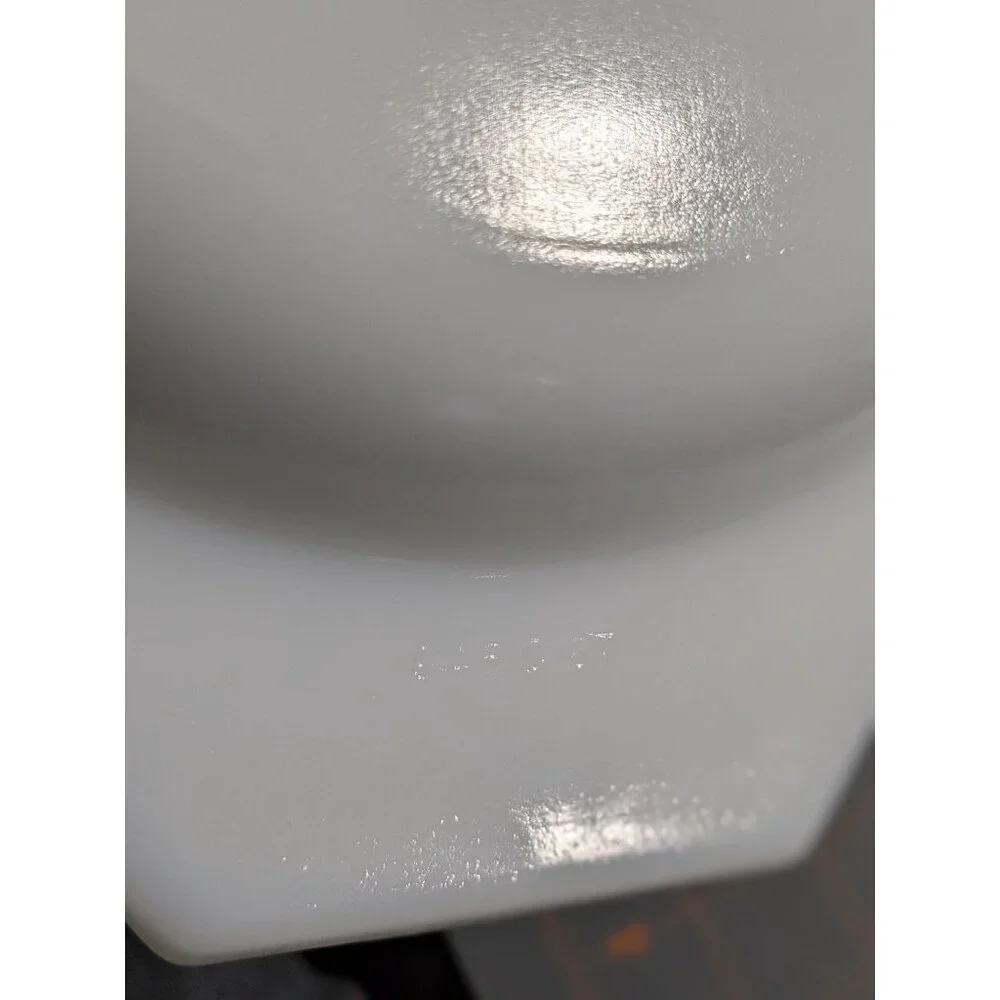 Vintage Pyrex Blue Snowflake Garland Oval Lid 12.75" White Glass Replacement - Picture 11 of 15